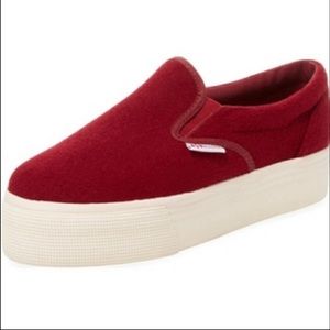 Superga Ladies Platforms.  Size 9 1/2